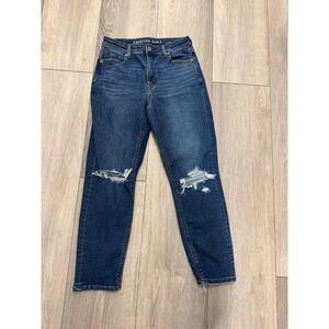 American Eagle Mom Jeans Dark Wash size 4